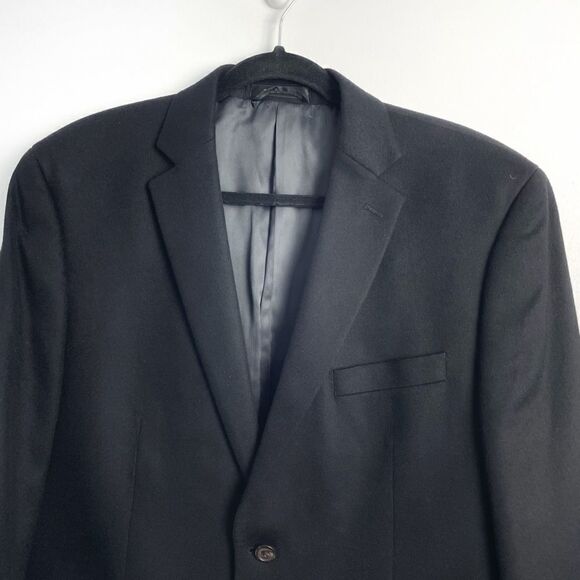 Black 100% Cashmere Blazer - Picture 3 of 15